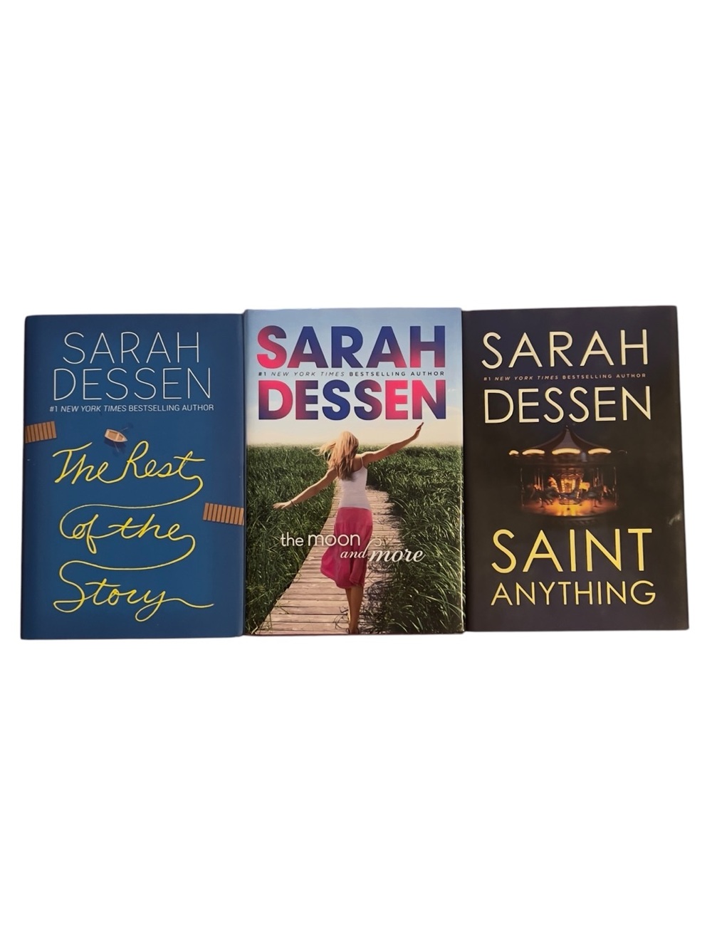 Sarah Dessen 3 Book Lot YA Romance Fiction Novel Series The Rest of the Story